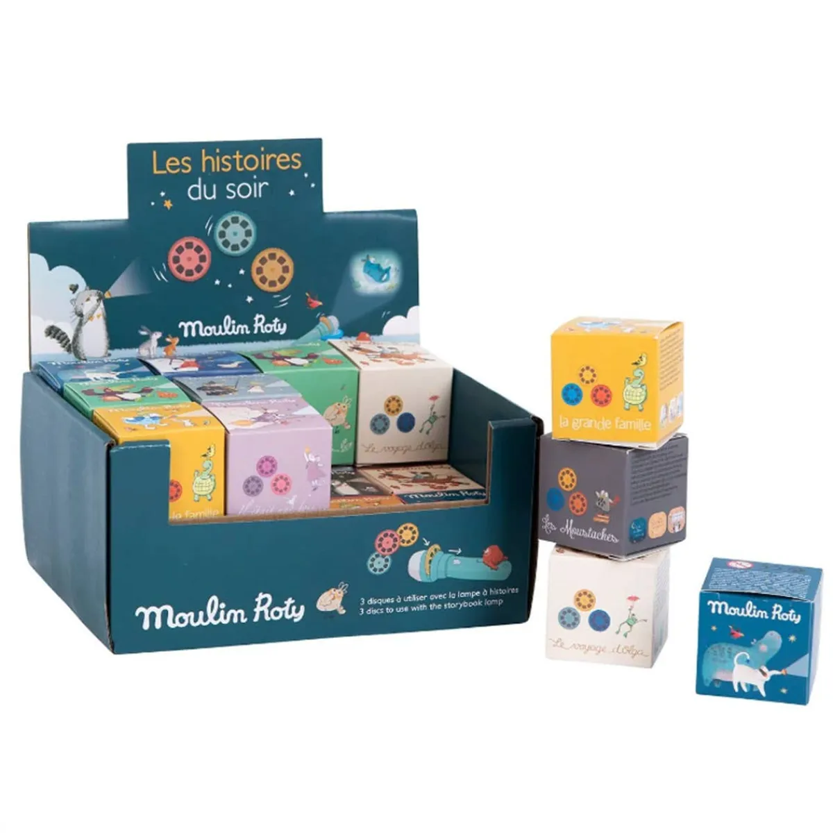 Pretend Play-Moulin Roty 3 Discs for Storybook Torch