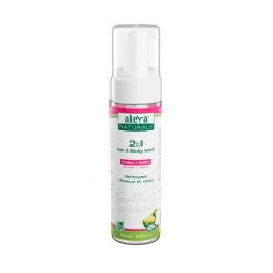 Cradle Cap Care|Infant Shampoo + Conditioner-Aleva Naturals 2 in 1 Hair & Body Wash (200 mL)