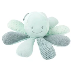 Plush Animals-Nattou Activity Cuddly Octopus