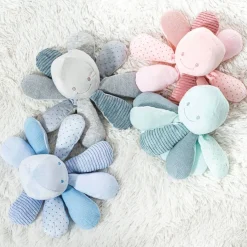Plush Animals-Nattou Activity Cuddly Octopus