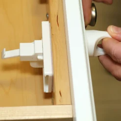 Baby Gates + Babyproofing-QDos Adhesive Magnet Lock (4 Pack) White