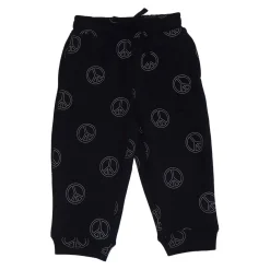 Pants-Brunette the Label All Over Peace Sign Oversized Jogger