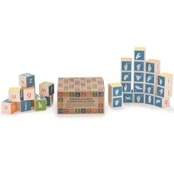 Wooden Toys|Blocks + Shape Sorters-Uncle Goose American Sign Language Blocks