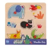 Puzzles|Wooden Toys-Moulin Roty Animal Peg Puzzle