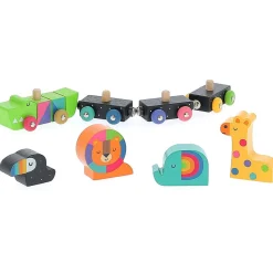 Cars + Trucks|Wooden Toys-Vilac Animals Train
