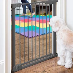Baby Gates + Babyproofing-QDos Auto Close SafeGate with Extensions