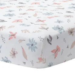 Crib Bedding Sets-Lambs & Ivy Baby Blooms 3 Piece Crib Set