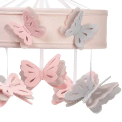 Mobiles-Lambs & Ivy Baby Blooms Musical Mobile