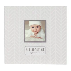 Memory Books-Pearhead Baby Book & Sticker Set