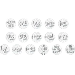 Memory Books-Pearhead Baby Book & Sticker Set