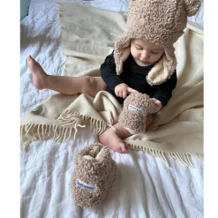 Infant Socks + Booties-7AM Enfant Baby Booties (Teddy) Oatmeal
