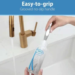 Bottle Brushes + Drying Racks|Breast Pumps + Accessories-Dr. Brown's Baby Bottle Brush Grey