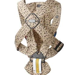 Baby Carriers-BABYBJÖRN Baby Carrier Mini (Print) Dark Grey/Beige