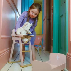 Pretend Play|Wooden Toys-Mentari Baby Doll High Chair