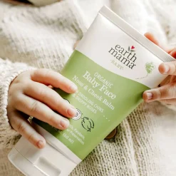 Kids Lotion|Infant Moisturizer-Earth Mama Organics Baby Face Nose & Cheek Balm (60 mL)