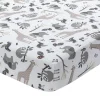 Crib Fitted Sheets-Lambs & Ivy Baby Jungle Crib Sheet