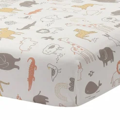 Crib Bedding Sets-Lambs & Ivy Baby Noah 3 Piece Crib Set