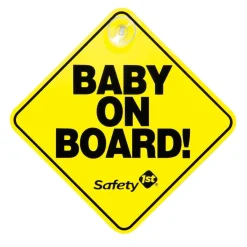 Baby Gates + Babyproofing-Safety 1st Baby On Board Sign
