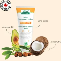 Sunscreen-Aleva Naturals Baby Sunscreen Lotion (100 mL)