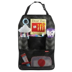 Car Seat Accessories-Skip Hop Backseat Organizer Tonal Chevron