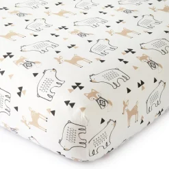 Crib Fitted Sheets-Levtex Baby Bailey Fitted Sheet
