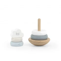 Stack + Nest Toys|Wooden Toys-Label Label Balanced Stacking Rings