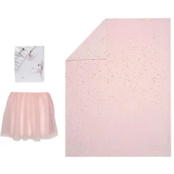 Crib Bedding Sets-Lambs & Ivy Ballerina Baby 3 Piece Crib Set