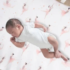 Crib Fitted Sheets-Lambs & Ivy Ballerina Baby Crib Sheet