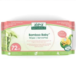 Wellness Balms + Wipes|Baby Wipes-Aleva Naturals Bamboo Baby Sensitive Wipes (72ct)