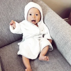 Towels + Cloths-Simple Bamboo Bath Robe