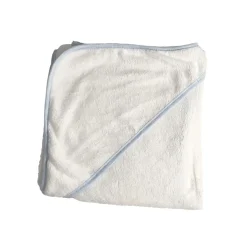 Towels + Cloths-Simple Bamboo Hooded Towel & Wash Cloth Set