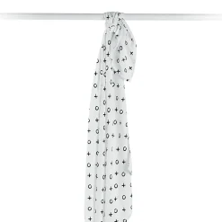 Blankets|Sleep Sacks + Wraps-Lulujo Bamboo Muslin Swaddle