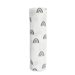 Blankets|Sleep Sacks + Wraps-Lulujo Bamboo Muslin Swaddle