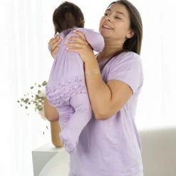 Onesies|Sleepers-Silkberry Baby Bamboo Ruffle Footie (Solid)
