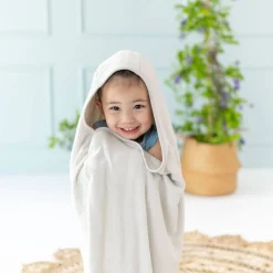 Towels + Cloths-Kyte Baby Bamboo Terry Hooded Toddler Bath Towel
