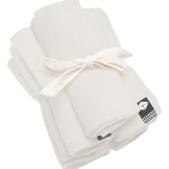 Towels + Cloths-Kyte Baby Bamboo Terry Washcloth (5 Pack) Oat