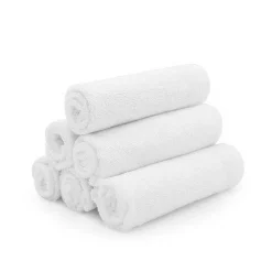 Towels + Cloths-Kushies Bamboo Washcloths (6 Pack)