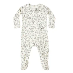 Onesies|Sleepers-Quincy Mae Bamboo Zip Footie