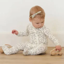 Onesies|Sleepers-Quincy Mae Bamboo Zip Footie