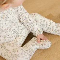 Onesies|Sleepers-Quincy Mae Bamboo Zip Footie