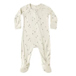 Onesies|Sleepers-Quincy Mae Bamboo Zip Footie