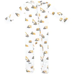 Onesies|Sleepers-Copper Pearl Bamboo Zip-Up Footie