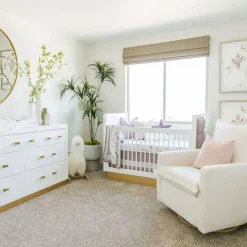 Crib Skirts-Oilo Band Crib Skirt
