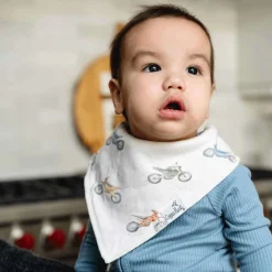 Bibs + Burps-Copper Pearl Bandana Bib (4 Pack)