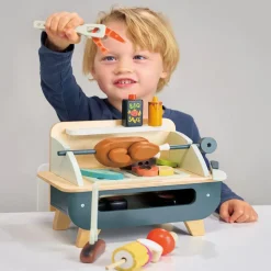 Pretend Play|Wooden Toys-Tender Leaf Toys Barbecue Play Set