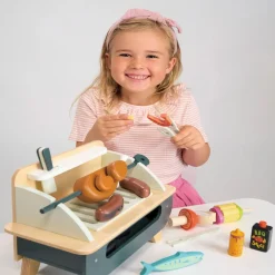 Pretend Play|Wooden Toys-Tender Leaf Toys Barbecue Play Set