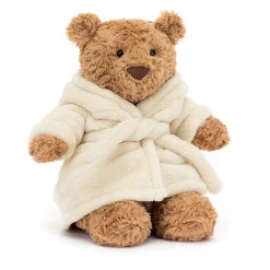 Plush Animals-Jellycat Bartholomew Bear Bathrobe