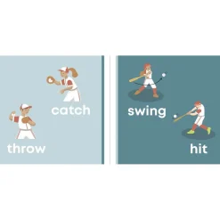 Board Books-Left Hand Book House Baseball Baby