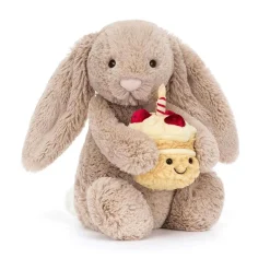 Plush Animals-Jellycat Bashful Bunny (Birthday)