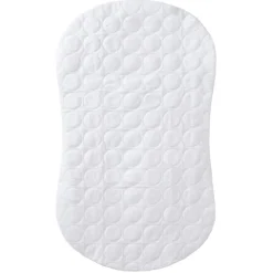Oval Crib Bedding|Bassinet Sheets-Halo BassiNest Mattress Pad White